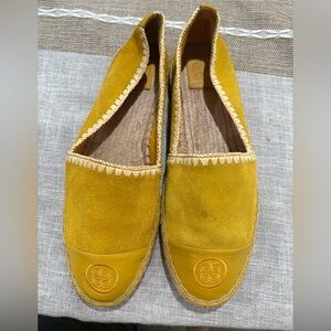 Tory Burch Color Block Flat Espadrille/Golden Crest/Natural 700